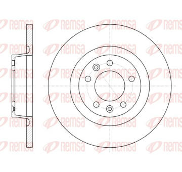 Brzdový kotouč REMSA 61053.00