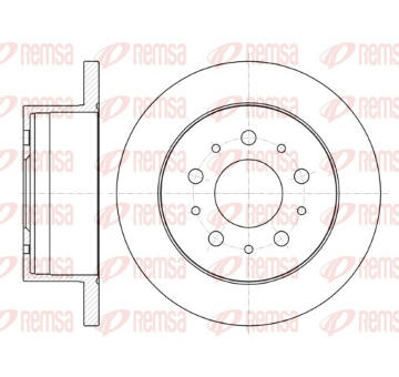 Brzdový kotouč REMSA 61055.00