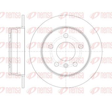 Brzdový kotouč REMSA 61065.00