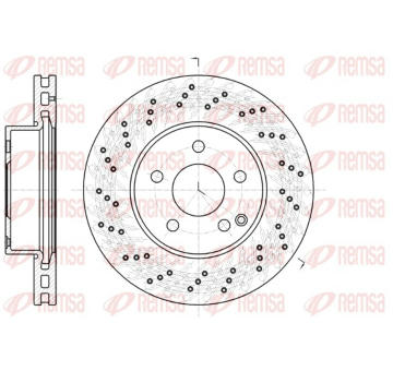 Brzdový kotouč REMSA 61068.10