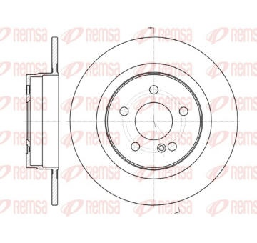 Brzdový kotouč REMSA 61070.00
