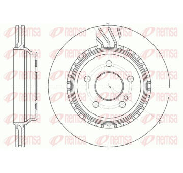 Brzdový kotouč REMSA 61072.10