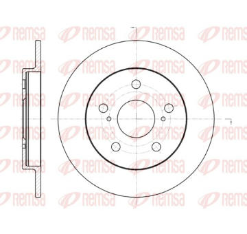 Brzdový kotouč REMSA 61074.00