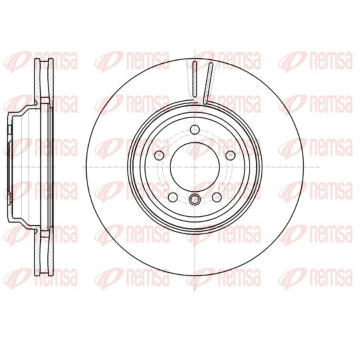 Brzdový kotouč REMSA 61080.10