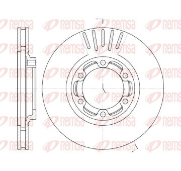 Brzdový kotouč REMSA 61083.10