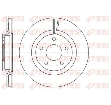 Brzdový kotouč REMSA 61087.10
