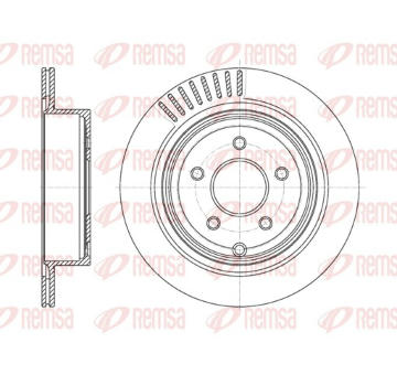 Brzdový kotouč REMSA 61091.10