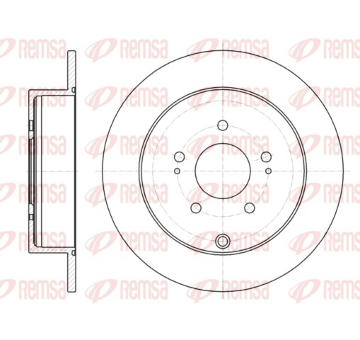 Brzdový kotouč REMSA 61098.00
