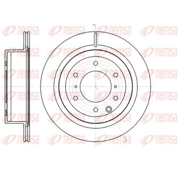 Brzdový kotouč REMSA 61099.10