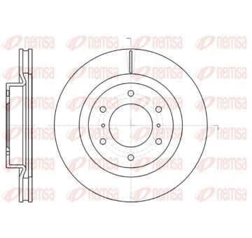 Brzdový kotouč REMSA 61100.10