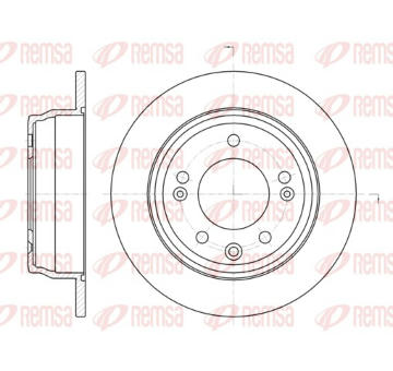 Brzdový kotouč REMSA 61105.00