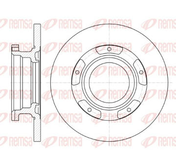 Brzdový kotouč REMSA 61107.00