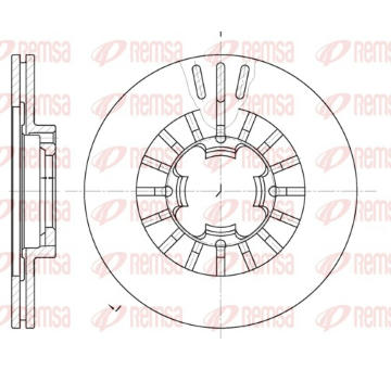 Brzdový kotouč REMSA 61109.10
