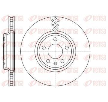 Brzdový kotouč REMSA 61110.10