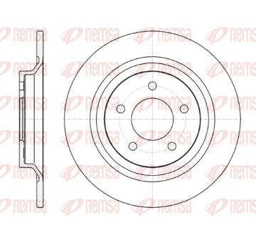 Brzdový kotouč REMSA 61113.00