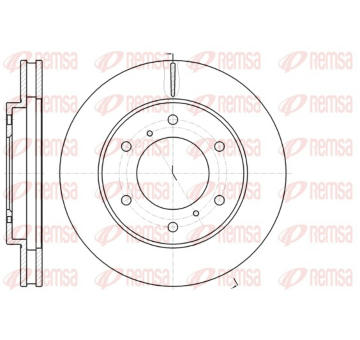 Brzdový kotouč REMSA 61118.10