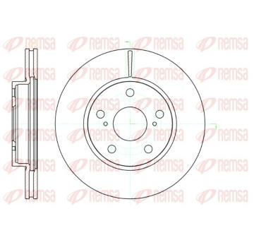 Brzdový kotouč REMSA 61122.10