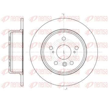 Brzdový kotouč REMSA 61128.00