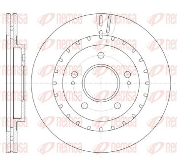 Brzdový kotouč REMSA 61137.10