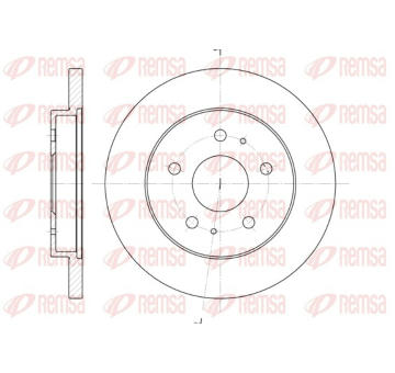 Brzdový kotouč REMSA 61143.00
