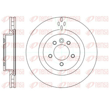 Brzdový kotouč REMSA 61149.10