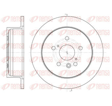 Brzdový kotouč REMSA 61158.00