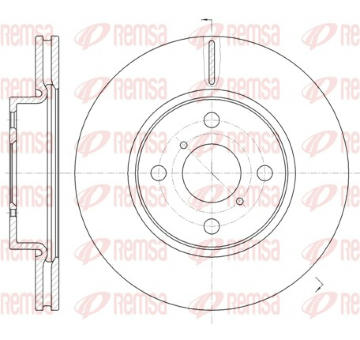 Brzdový kotouč REMSA 61169.10