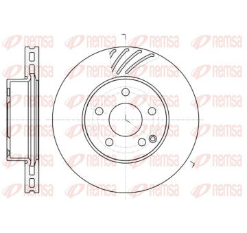 Brzdový kotouč REMSA 61184.10
