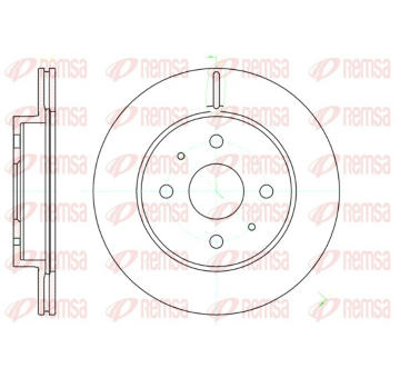 Brzdový kotouč REMSA 61190.10