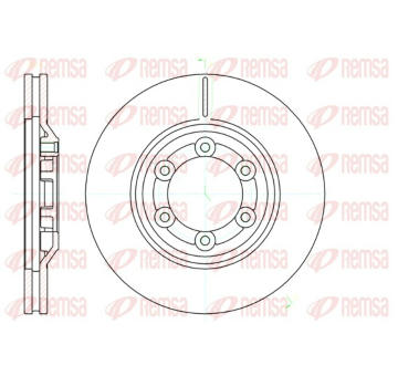 Brzdový kotouč REMSA 61193.10