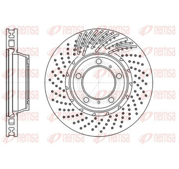 Brzdový kotouč REMSA 61196.11