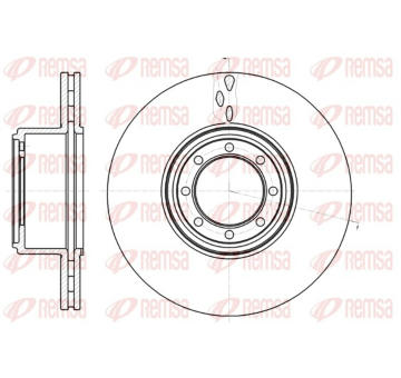 Brzdový kotouč REMSA 61216.10