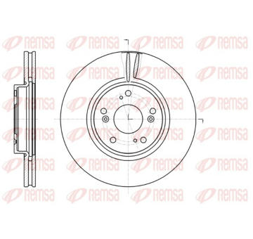 Brzdový kotouč REMSA 61218.10