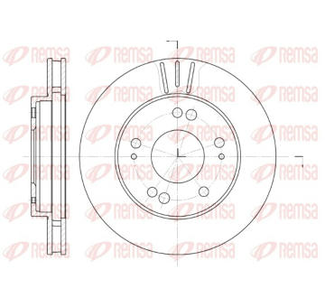 Brzdový kotouč REMSA 61220.10