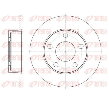 Brzdový kotouč REMSA 6124.00
