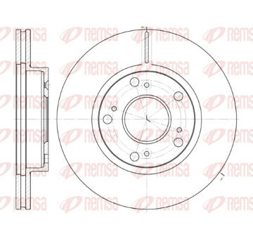 Brzdový kotouč REMSA 61263.10