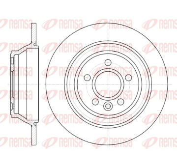 Brzdový kotouč REMSA 61265.00