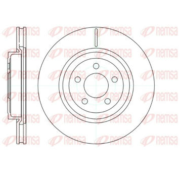 Brzdový kotouč REMSA 61269.10