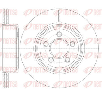 Brzdový kotouč REMSA 61270.10