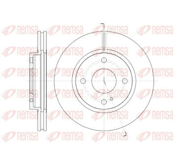 Brzdový kotouč REMSA 61299.10