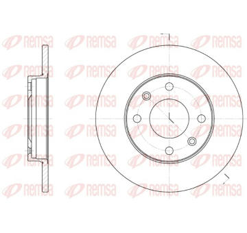 Brzdový kotouč REMSA 6130.00
