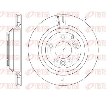 Brzdový kotouč REMSA 61302.10