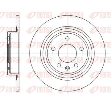 Brzdový kotouč REMSA 61315.00