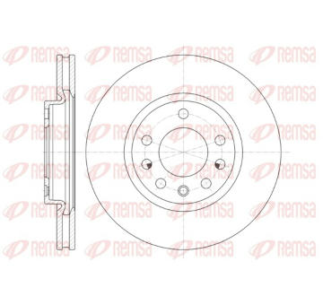 Brzdový kotouč REMSA 61318.10
