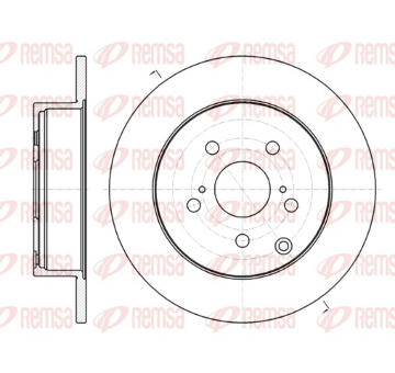 Brzdový kotouč REMSA 61350.00