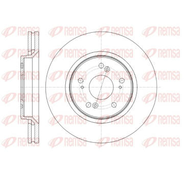 Brzdový kotouč REMSA 61358.10