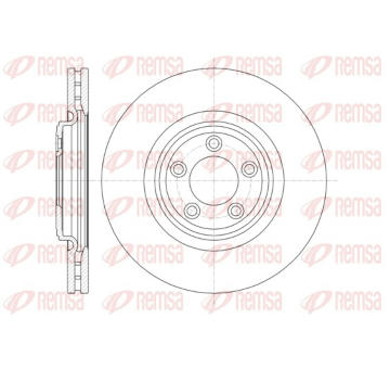 Brzdový kotouč REMSA 61374.10