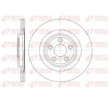 Brzdový kotouč REMSA 61375.10