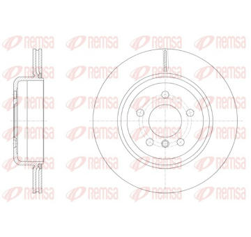 Brzdový kotouč REMSA 61550.10
