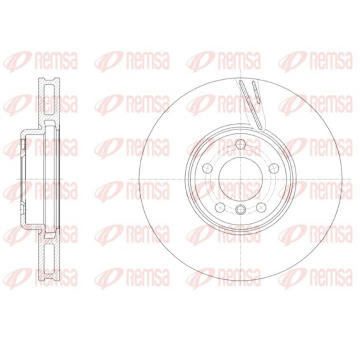Brzdový kotouč REMSA 61552.11
